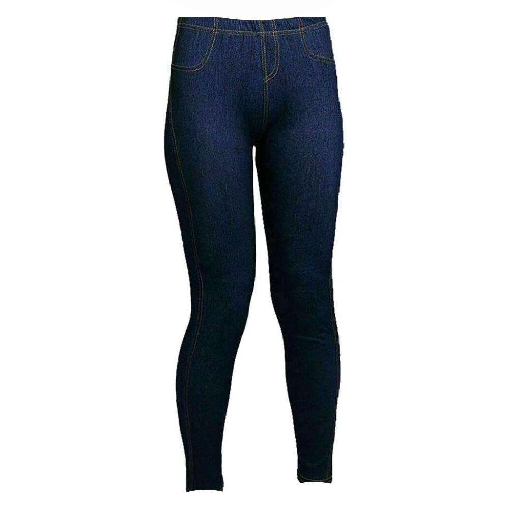 LUXE DIVA Ladies Stretchy denim look Jeggings legging