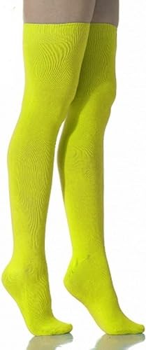 New Ladies Girls Over The Knee Plain Microfiber Socks Assorted Colours Women Thigh High Socks UK Size 4-6