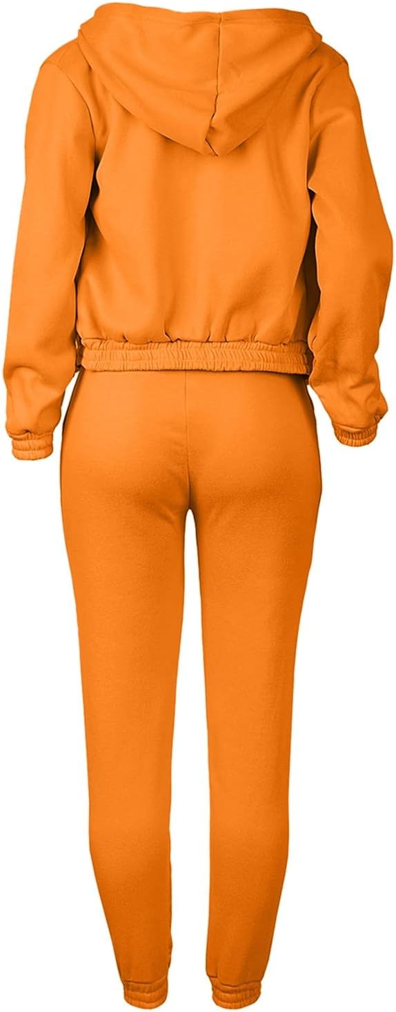 Hoodie Suit Women's Winter 3-Piece Women's Casual Tracksuit Autumn and Winter Top Vest Trousers Set Fashionable Plain Zip Hooded Trousers Casual Three Piece Set Leisure Suit