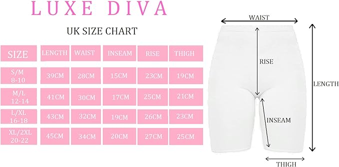 LUXE DIVA New Ladies Womens Girls Cycling Shorts Dancing Shorts Leggings Active Casual Gym Yoga Shorts Cotton Lycra Plain & Printed Short Size UK 8 to 22