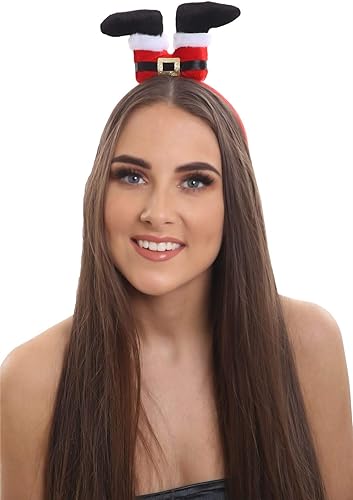 Christmas Headband Santa Legs Upside Down Accessory for Fancy Dress & Parties Kids Adult