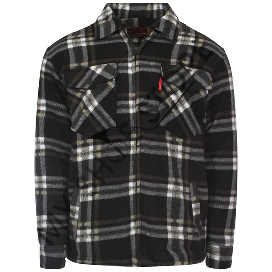 LUXE DIVA Mens collar lumber jack shirt and hoody lumberjack shirt