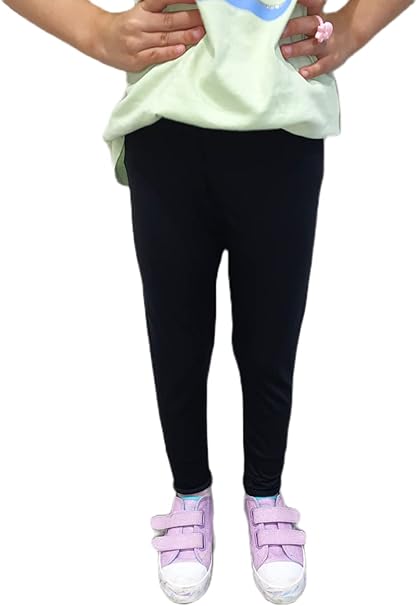 Girls Plain Legging Full Length Kids Children Teen Basic Stretchy Full Length Ages 2 3 4 5 6 7 8 9 10 11 12 13 Dance Stretch Teen 20+ Colours