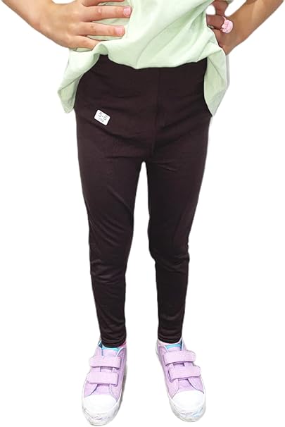 Girls Plain Legging Full Length Kids Children Teen Basic Stretchy Full Length Ages 2 3 4 5 6 7 8 9 10 11 12 13 Dance Stretch Teen 20+ Colours