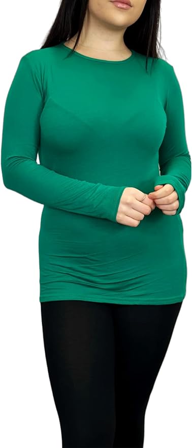 Ladies Long Sleeve T-Shirt Top Womens Size 8-26