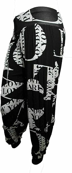 Women Ali Baba Hareem Harem Pants Ladie's Printed Baggy Cuffed Trouser Legging