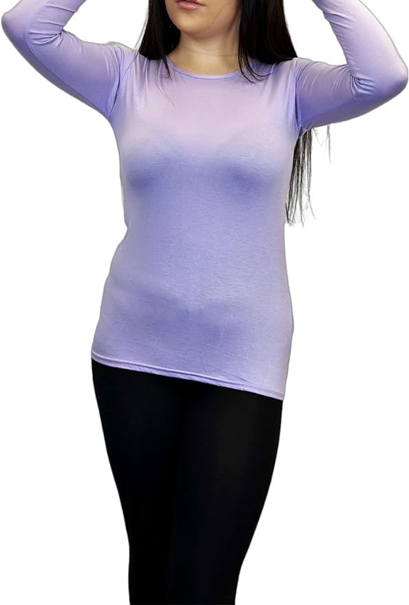 Ladies Long Sleeve T-Shirt Top Womens Size 8-26