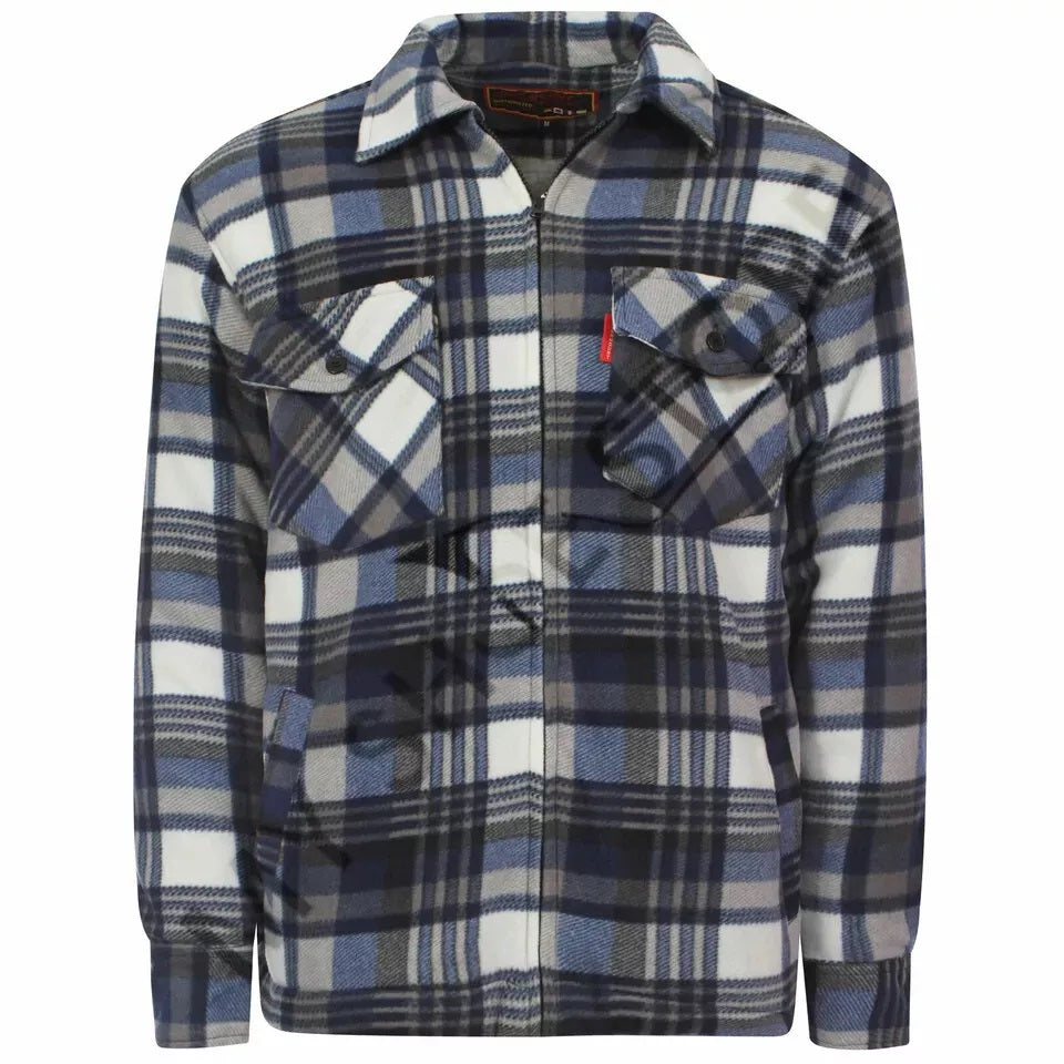 LUXE DIVA Mens collar lumber jack shirt and hoody lumberjack shirt