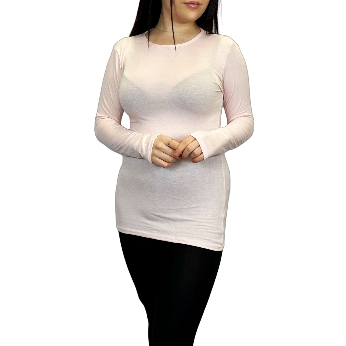 Ladies Long Sleeve T-Shirt Top