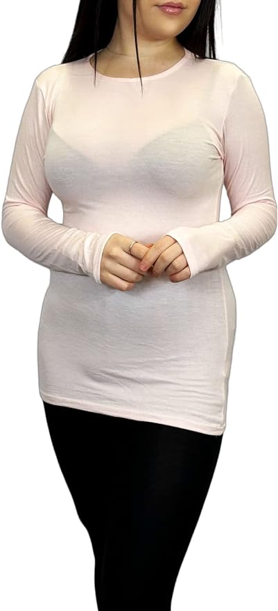 Ladies Long Sleeve T-Shirt Top Womens Size 8-26