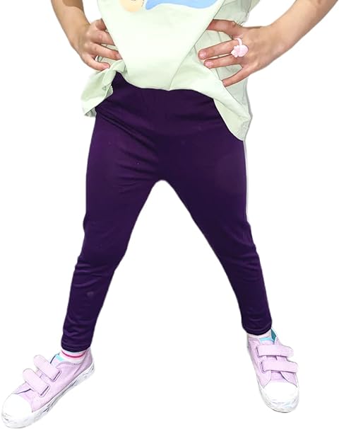 Girls Plain Legging Full Length Kids Children Teen Basic Stretchy Full Length Ages 2 3 4 5 6 7 8 9 10 11 12 13 Dance Stretch Teen 20+ Colours