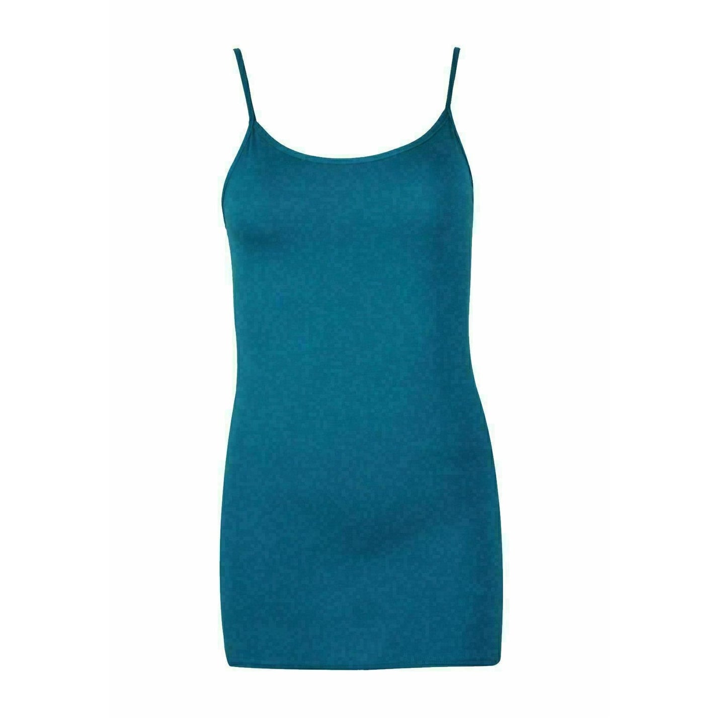 WOMENS CAMI TUNIC DRESS BODYCON LADIES MINI SUMMER STRAPPY PLAIN VEST TOP