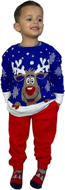 Kids Girls Boys Unisex Novelty Christmas Jumper Sweater