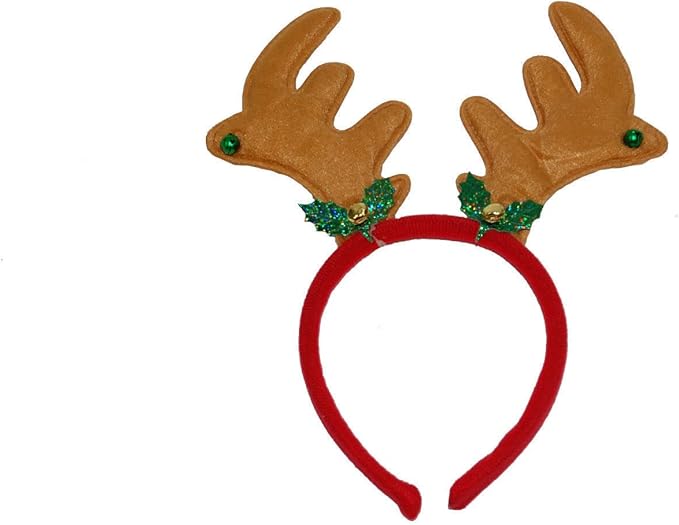 LUXE DIVA Christmas Headband Head Bopper One Size Hair Accessory for Fancy Dress & Parties Kids Adult