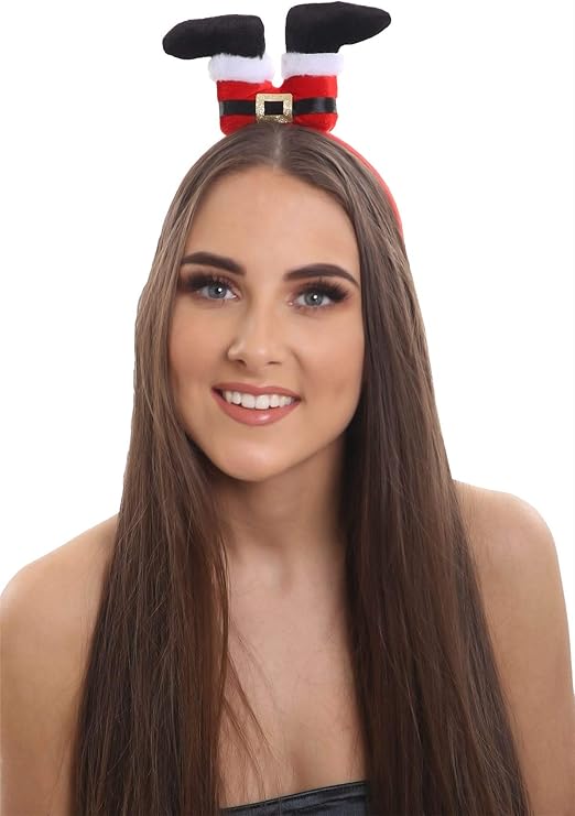 LUXE DIVA Christmas Headband Head Bopper One Size Hair Accessory for Fancy Dress & Parties Kids Adult