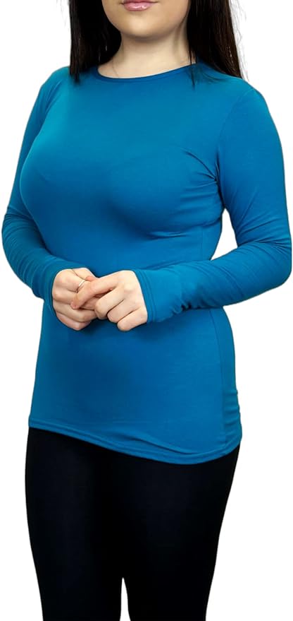 Ladies Long Sleeve T-Shirt Top Womens Size 8-26