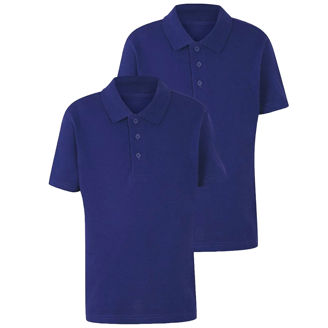 Boys Girls Plain Polo Shirts Kids Summer Short Sleeve School T-Shirts Top School Shirts Uniform PE Top Gym