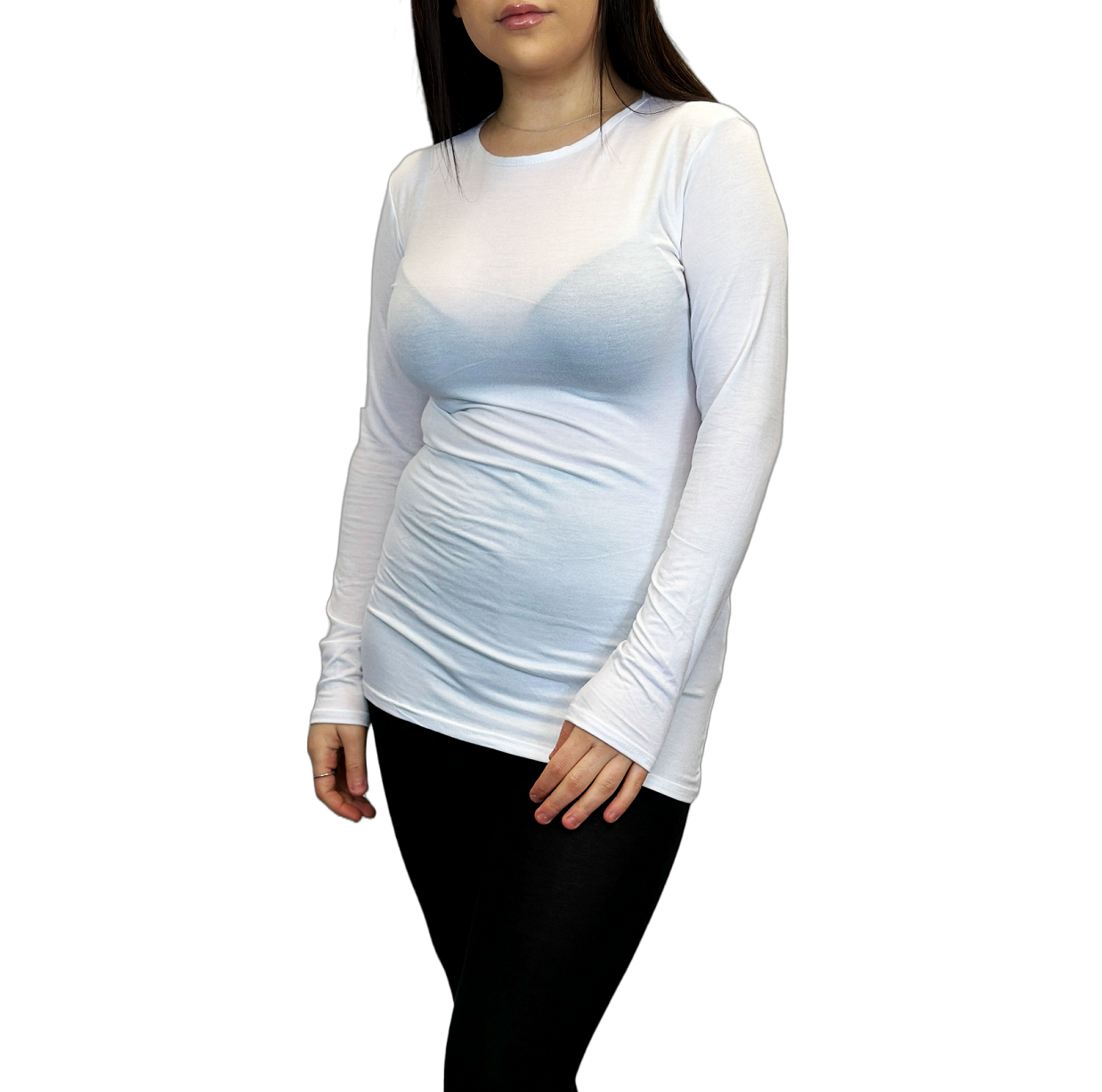 Ladies Long Sleeve T-Shirt Top