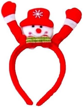 LUXE DIVA Christmas Headband Head Bopper One Size Hair Accessory for Fancy Dress & Parties Kids Adult