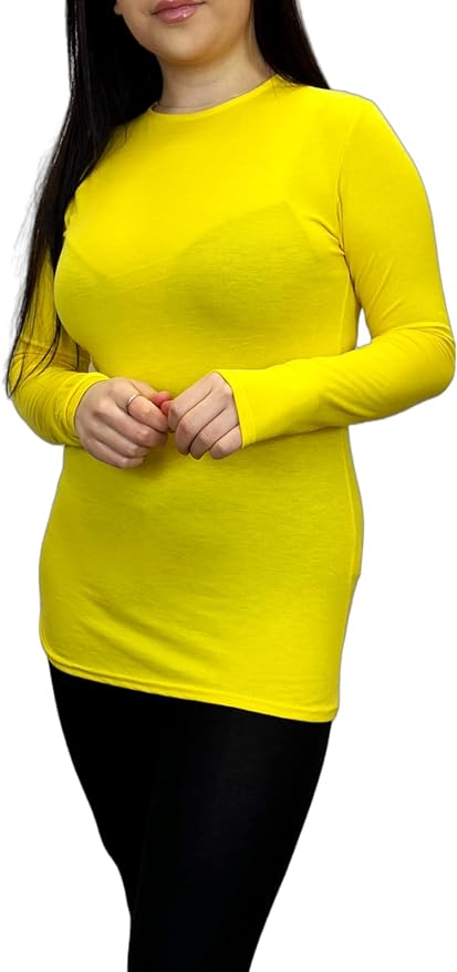 Ladies Long Sleeve T-Shirt Top Womens Size 8-26