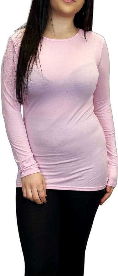 Ladies Long Sleeve T-Shirt Top Womens Size 8-26