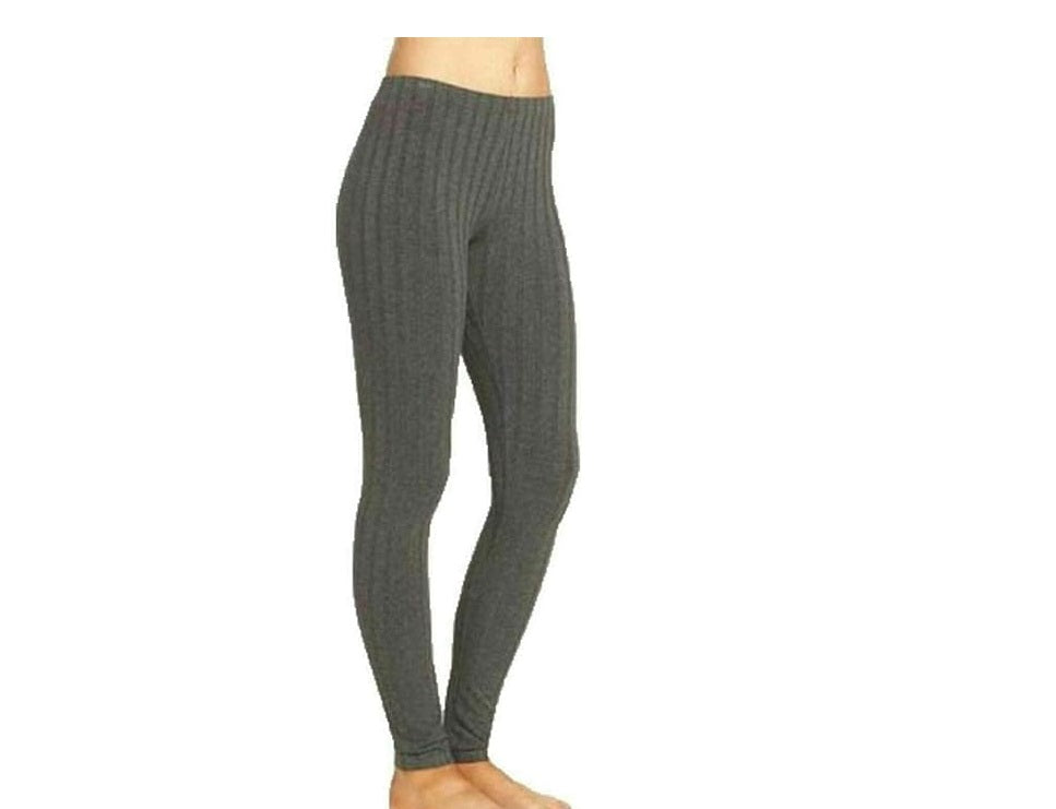 LUXE DIVA Ladies Chunky Cable Knitted Full Length Thick Leggings Women's Stretchy Pants Ladies Plain Warm Thick Chunky Cable Ladies Ribbed Knitted Leggings