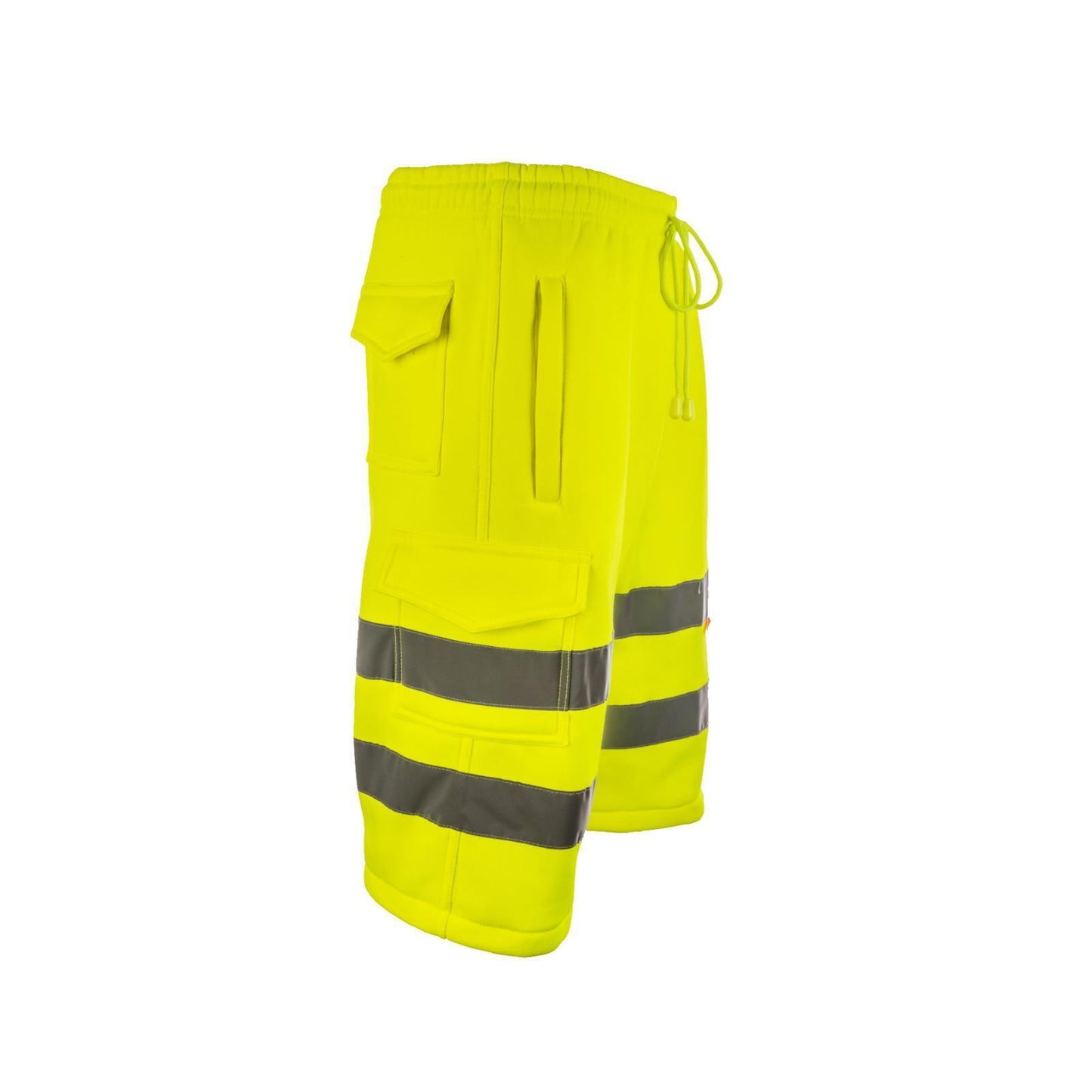 HUBIBUBI Hi Viz Combat Work Shorts High Visibility Yellow Orange Workwear S-2XL