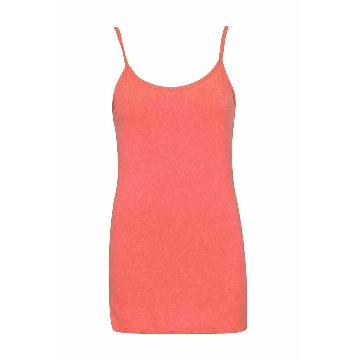 WOMENS CAMI TUNIC DRESS BODYCON LADIES MINI SUMMER STRAPPY PLAIN VEST TOP