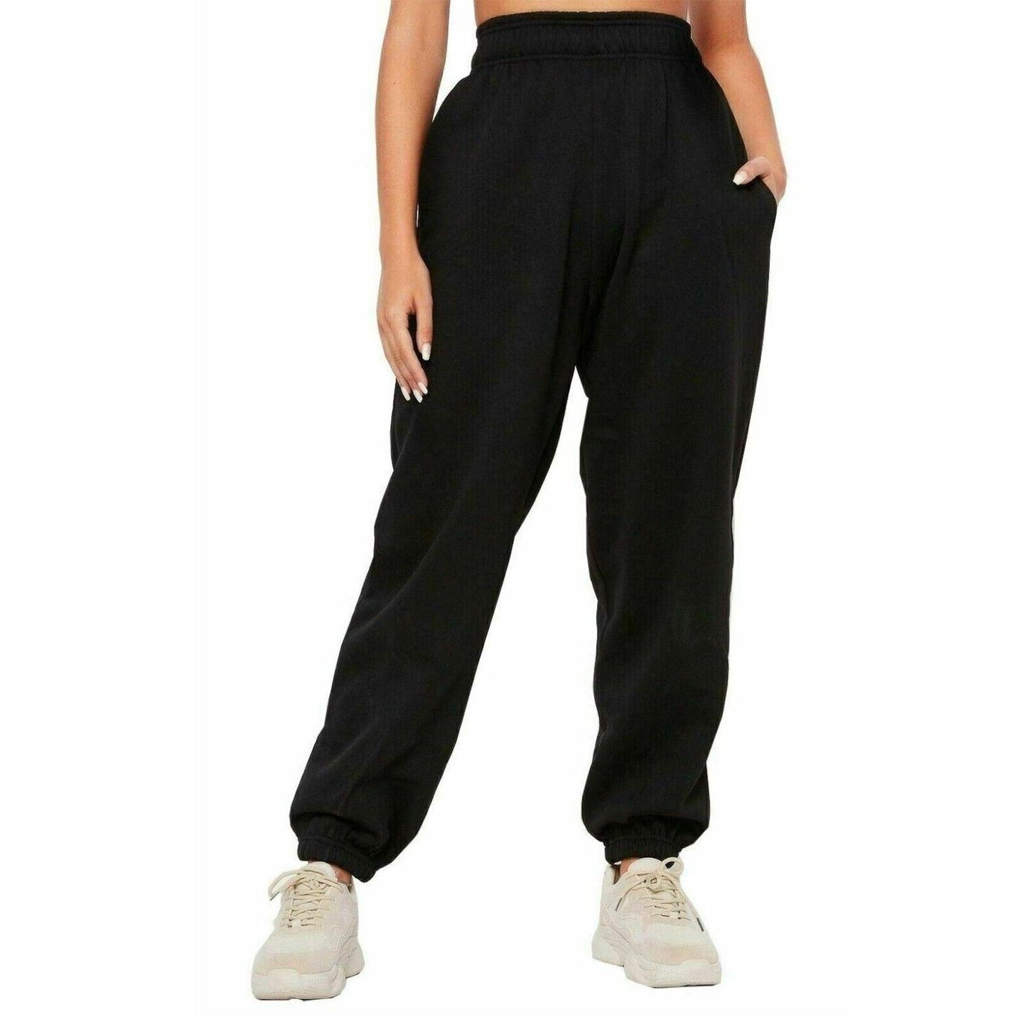 Womens Oversized Joggers Sweatpants Ladies Bottoms Jogging Gym Pants Lounge Plus