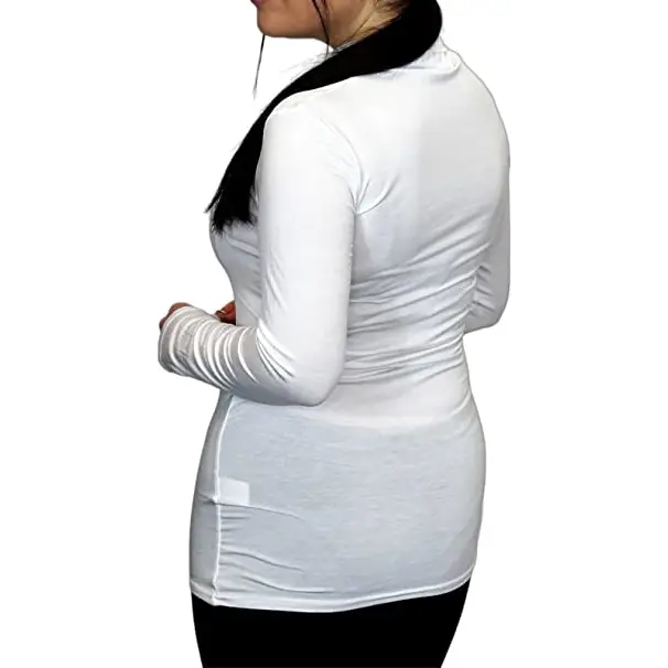 Ladies Polo Roll Neck Long Sleeve Turtle Neck Plain Jumpers