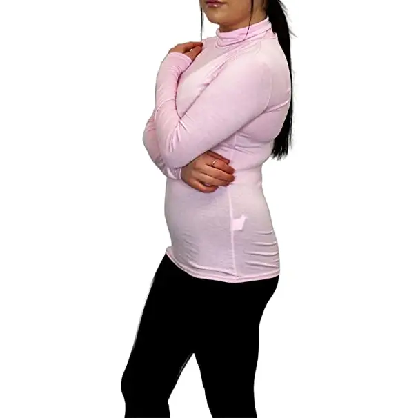 Ladies Polo Roll Neck Long Sleeve Turtle Neck Plain Jumpers