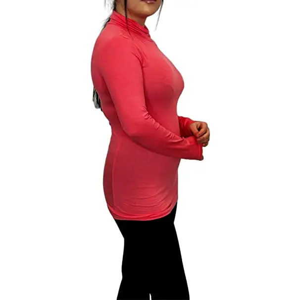 Ladies Polo Roll Neck Long Sleeve Turtle Neck Plain Jumpers