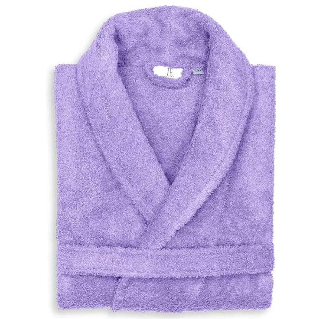 LUXE DIVA KIDS,MENS,LADIES UNISEX EGYPTIAN COTTON 500 GSM TERRY TOWELLING SHAWL COLLAR HOODED BATHROBE