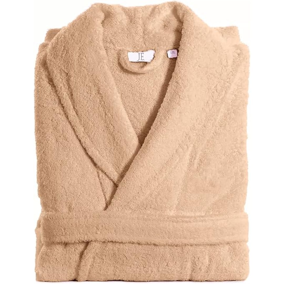 LUXE DIVA KIDS,MENS,LADIES UNISEX EGYPTIAN COTTON 500 GSM TERRY TOWELLING SHAWL COLLAR HOODED BATHROBE