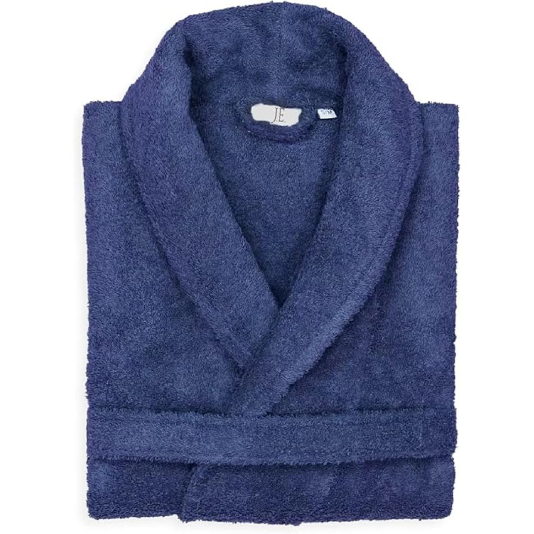 LUXE DIVA KIDS,MENS,LADIES UNISEX EGYPTIAN COTTON 500 GSM TERRY TOWELLING SHAWL COLLAR HOODED BATHROBE