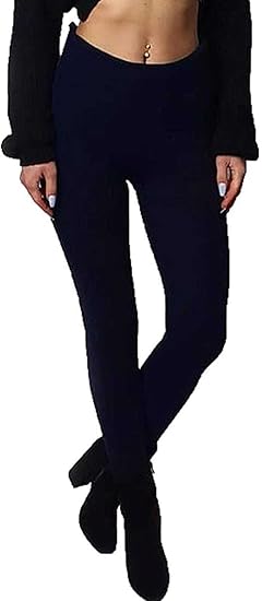 LUXE DIVA Womens Knitted Tartan Winter Leggings Ladies Soft Warm Wool Christmas Retro Pants Warm Trousers