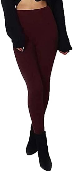 LUXE DIVA Womens Knitted Tartan Winter Leggings Ladies Soft Warm Wool Christmas Retro Pants Warm Trousers