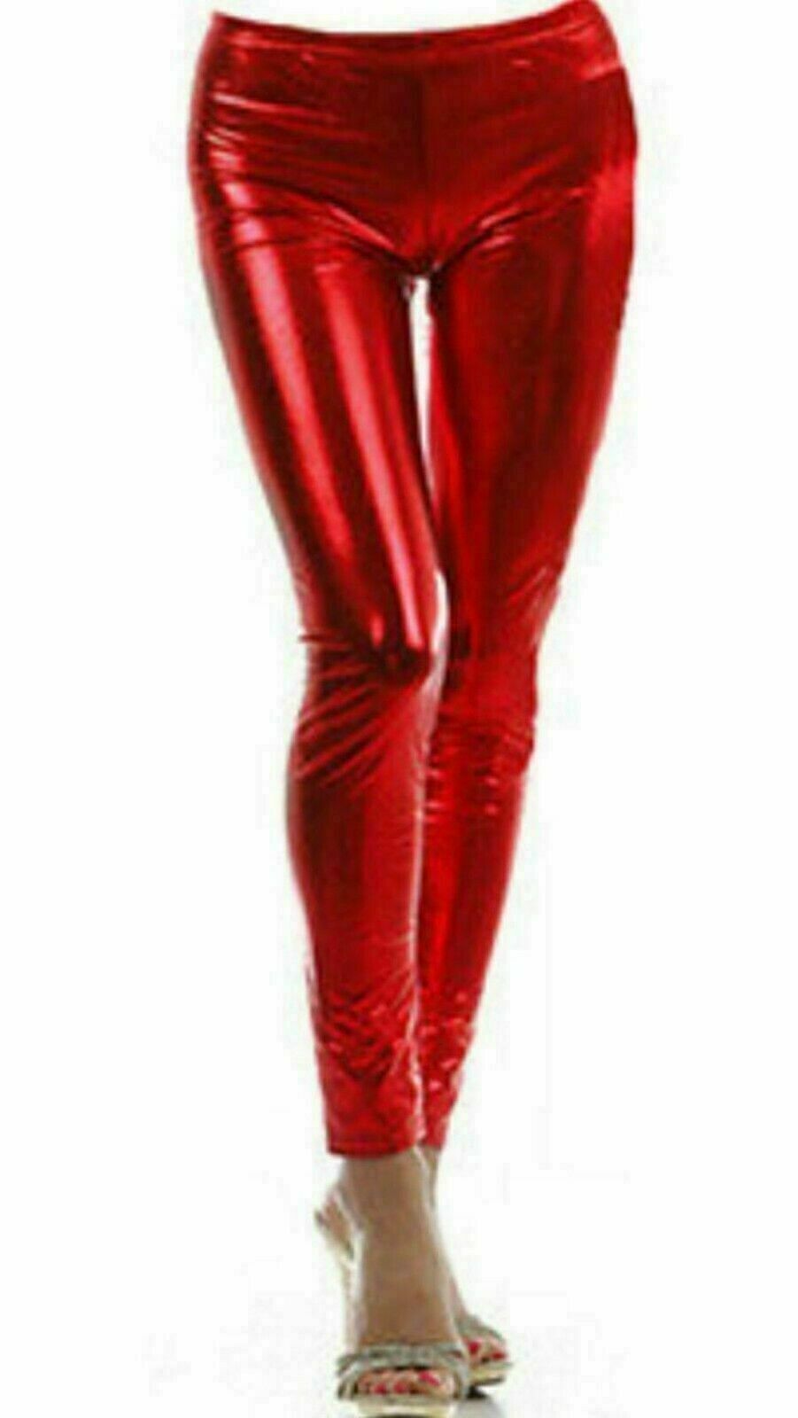 New Ladies Sexy Shiny Wet Look Leggings Full Length cloths pants