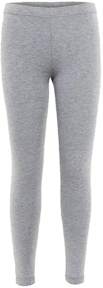 Girls Plain Legging Full Length Kids Children Basic Stretchy Full Length