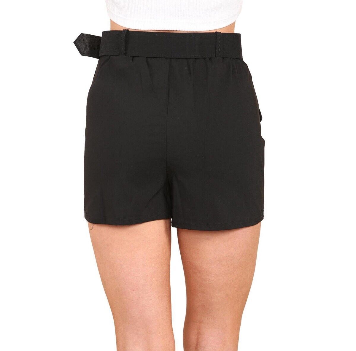 Cargo Skort Summer Short Belted And Pockets Viral Skirt New Ladies High Waisted