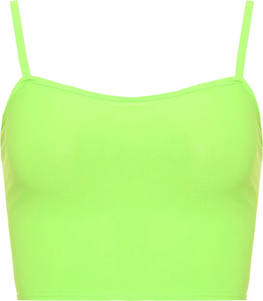 LUXEDIVA Womens Ladies Sleeveless Strappy Bandeau Plain Camisole Boobtube Bralet Crop Top