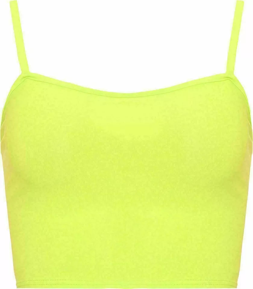 LUXEDIVA Womens Ladies Sleeveless Strappy Bandeau Plain Camisole Boobtube Bralet Crop Top