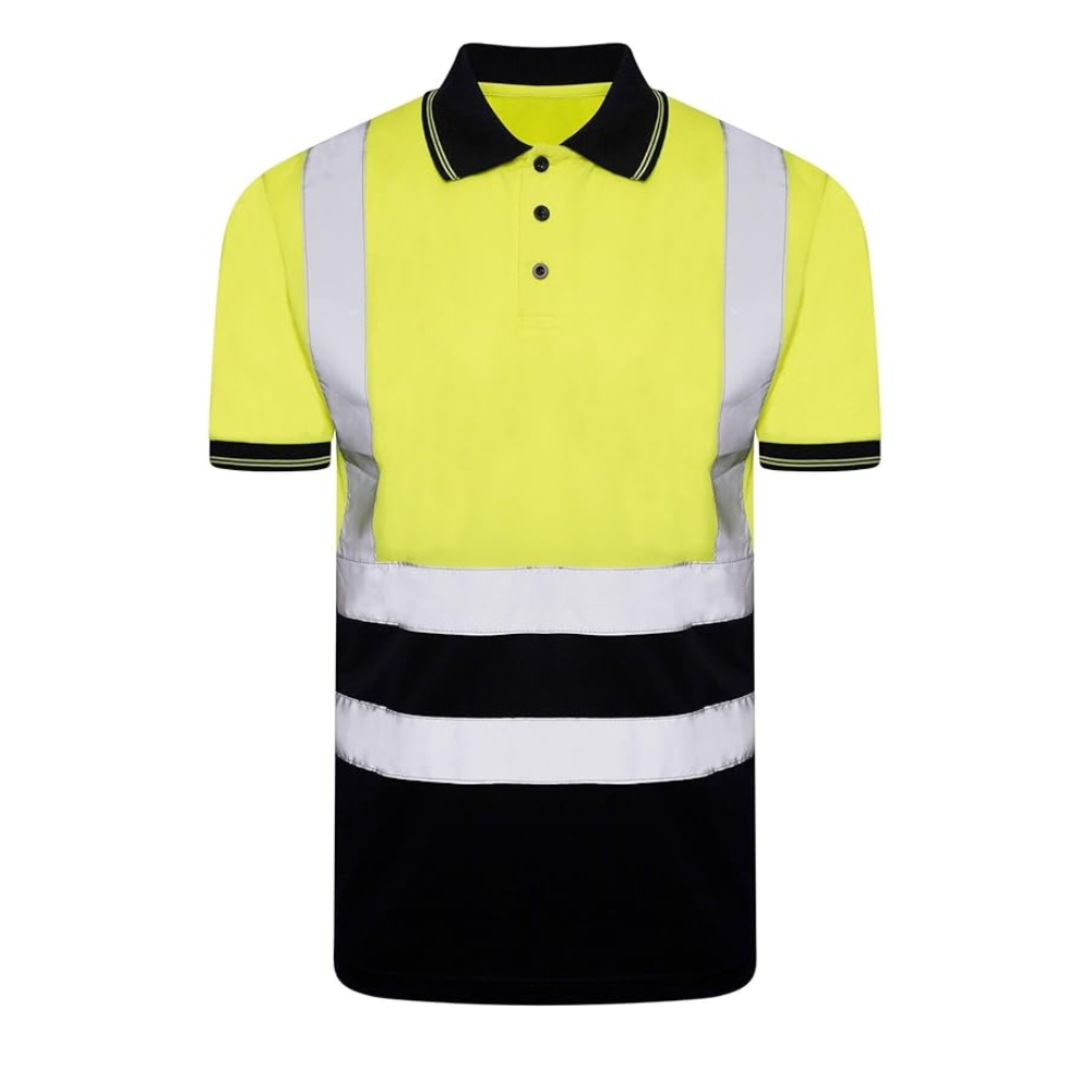 LUXE DIVA Hi Vis Safety Workwear Collection: Polo Shirts, Sleeveless Vests, Fleece Sweatshirts, Reversible Gilets, and Waistcoats (S-XXL)