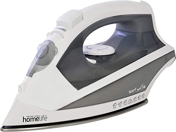 2000w Steam Iron / Non-stick Soleplate / Steam or Dry Iron / Water Spray / Adjustable Temperature / Self Clean Anti-drip and Anti-calc / 2m long cord