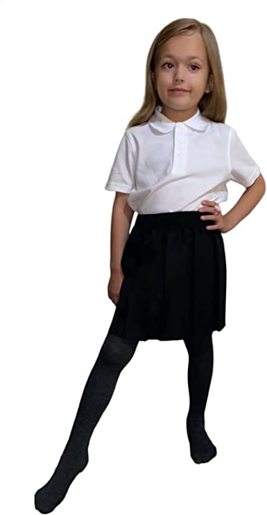 School Uniform Girls Summer Formal Dress Bottom Full Elastic Box Pleat Skirt Only Uniform