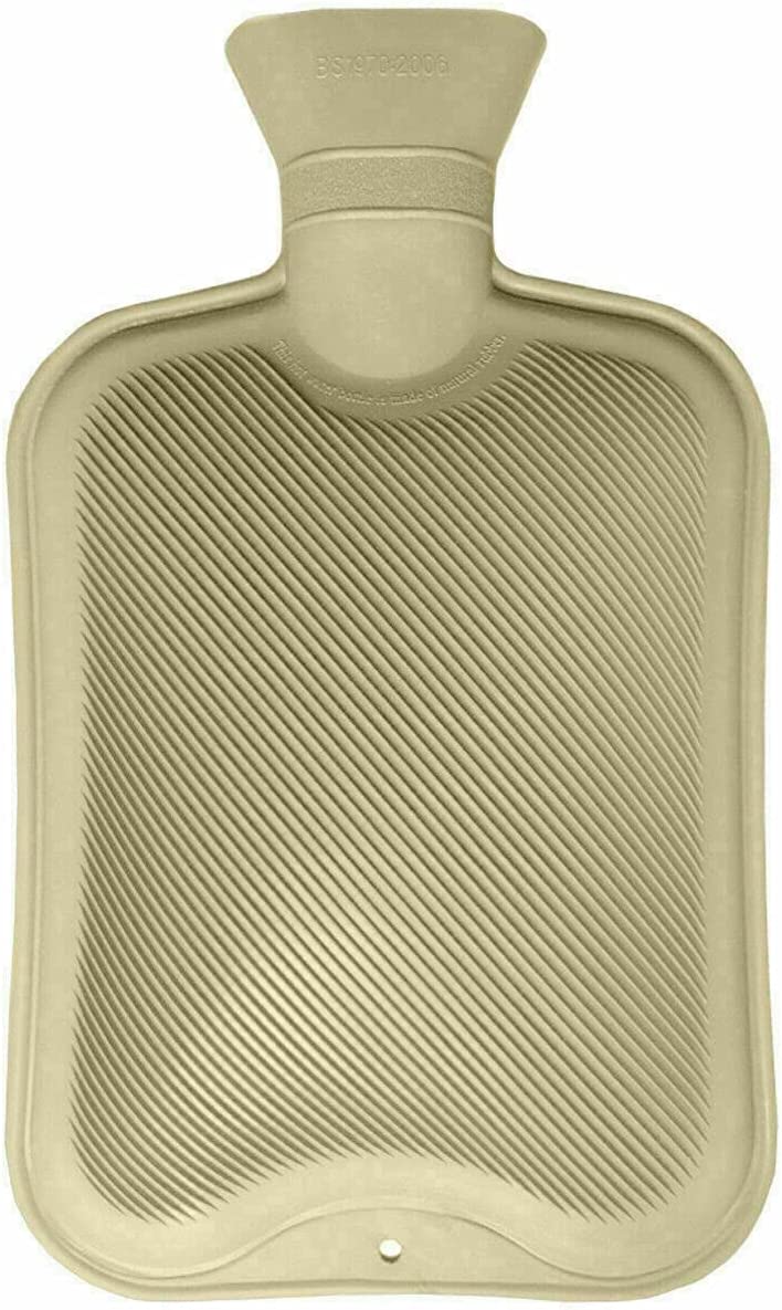 Hot Water Bottle, Ribbed Surface On Both Side, 1.8 Litre