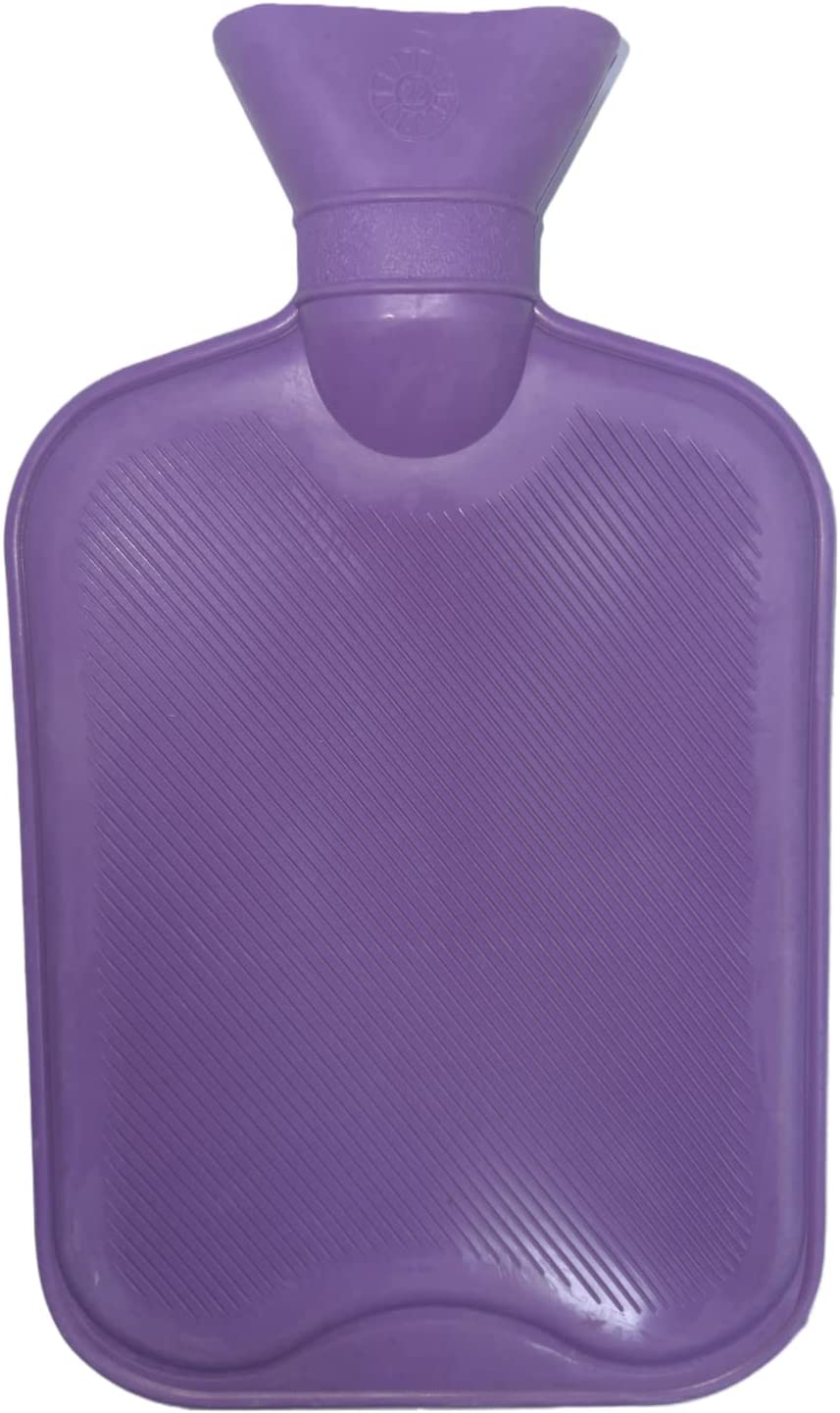 Large 2L Hot Water Bottle Natural Warmer Rubber