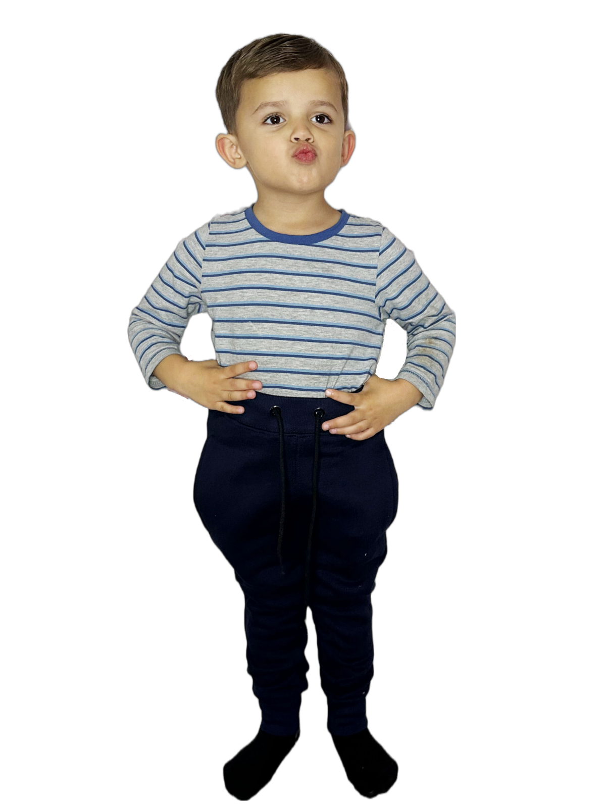 Kids Fleece Jogging Bottoms Boys Girls Sports PE Joggers Children Unisex Casual Fleece Pull On Trouser