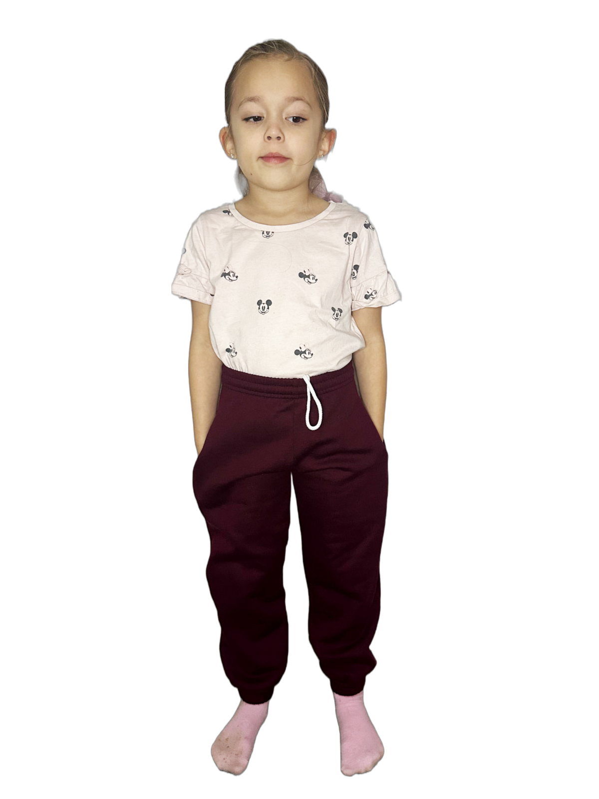 Kids Fleece Jogging Bottoms Boys Girls Sports PE Joggers Children Unisex Casual Fleece Pull On Trouser