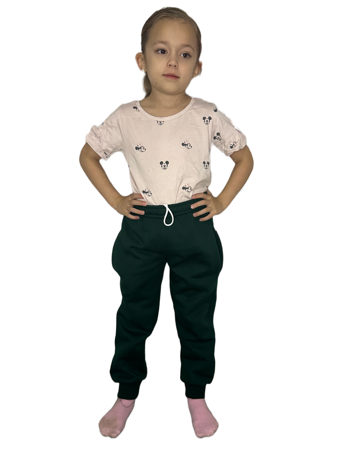 Kids Fleece Jogging Bottoms Boys Girls Sports PE Joggers Children Unisex Casual Fleece Pull On Trouser